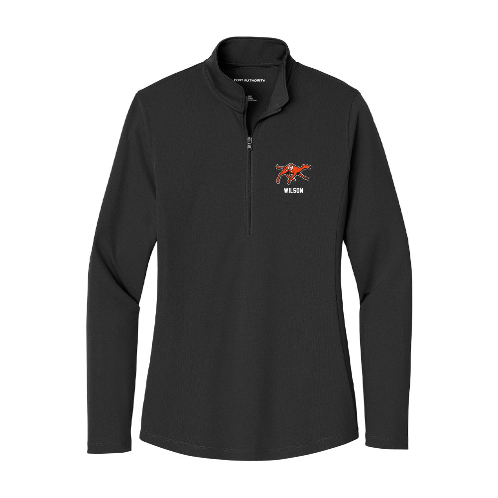 Campbell - NCAA Football : Luca Wilson - Women's Lightweight Quarter Zip Jacket-0