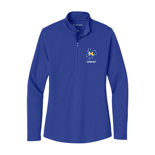 McNeese State - NCAA Women's Soccer : Elizabeth Edomwonyi - Women's Lightweight Quarter Zip Jacket-0