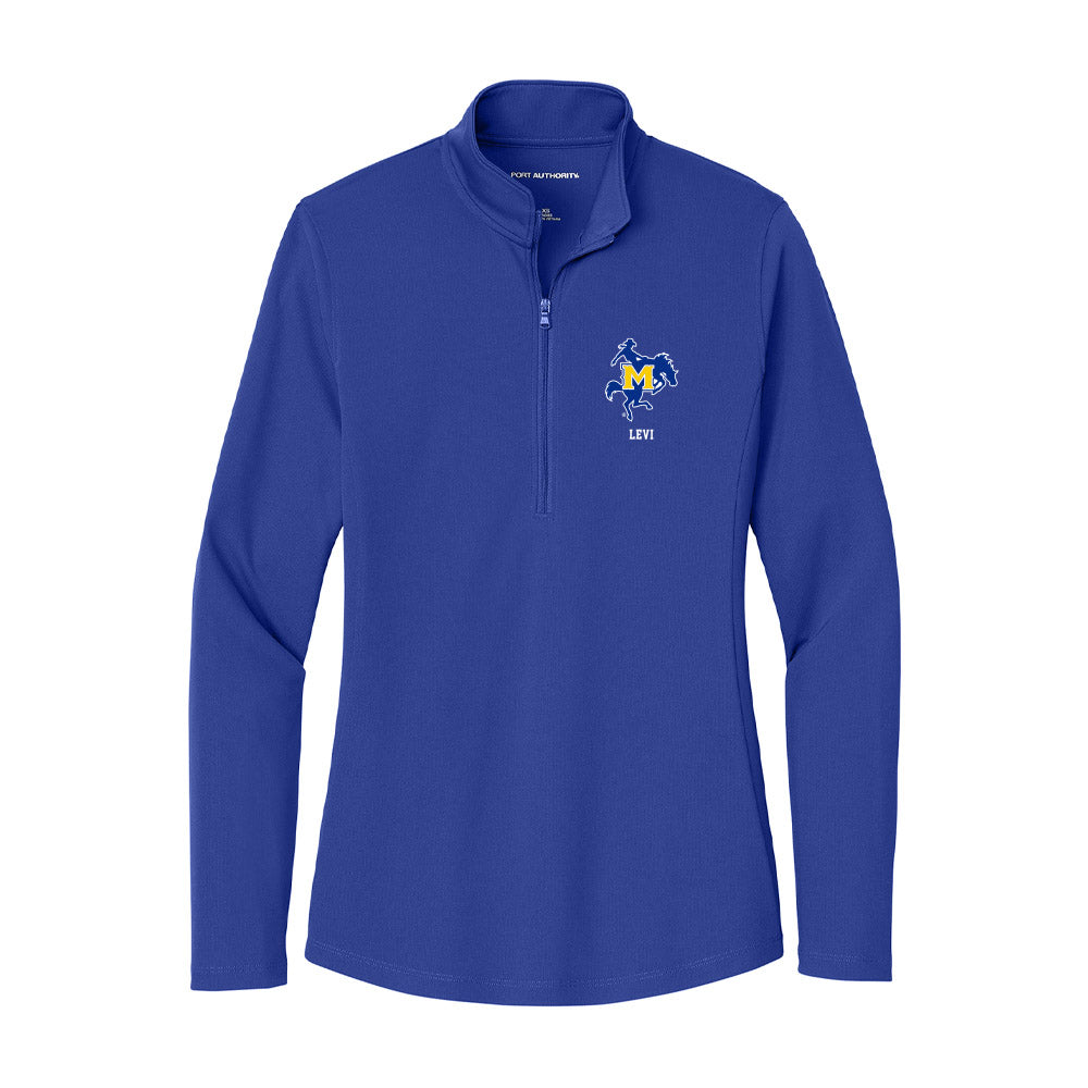 McNeese State - NCAA Football : Jamaal Levi - Women's Lightweight Quarter Zip Jacket-0
