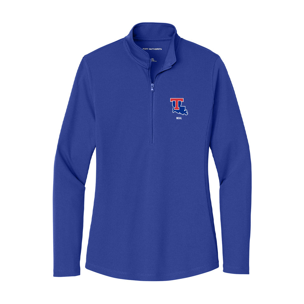 LA Tech - NCAA Men's Track & Field : Porter Neal - Women's Lightweight Quarter Zip Jacket-0