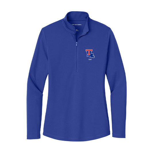 LA Tech - NCAA Women's Soccer : Grace Clay - Women's Lightweight Quarter Zip Jacket-0