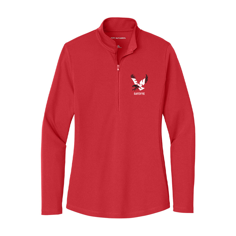 Eastern Washington - NCAA Women's Tennis : Veronika Gayevyk - Women's Lightweight Quarter Zip Jacket-0
