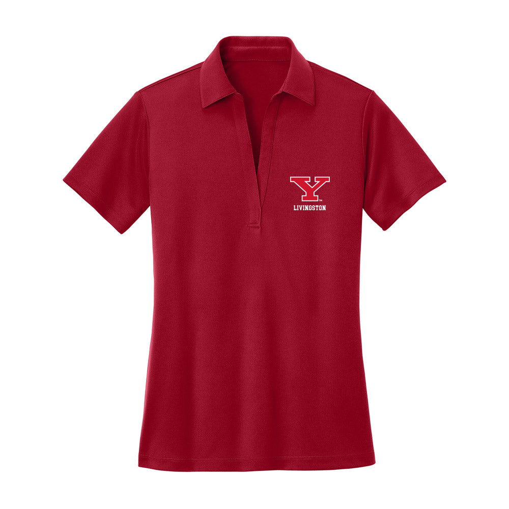 Youngstown State - NCAA Men's Basketball : Jamar Livingston - Women's Activewear Polo Shirt-0