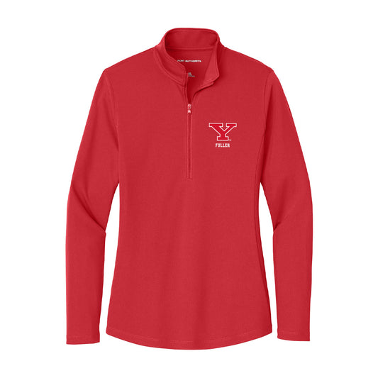 Youngstown State - NCAA Baseball : Evan Fuller - Women's Lightweight Quarter Zip Jacket-0