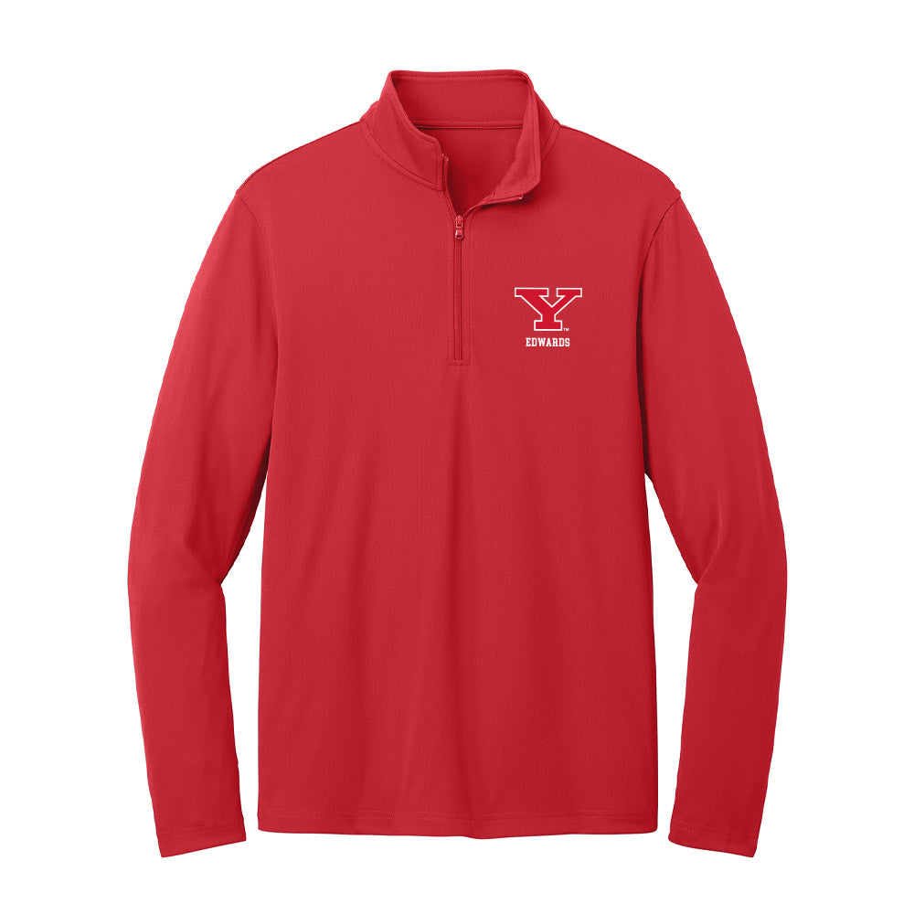 Youngstown State - NCAA Women's Lacrosse : Alyssa Edwards - Lightweight Quarter Zip Jacket-0