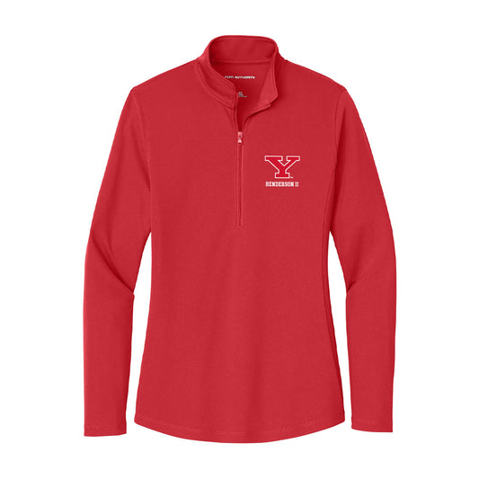 Youngstown State - NCAA Football : Marcus Henderson ii - Women's Lightweight Quarter Zip Jacket-0