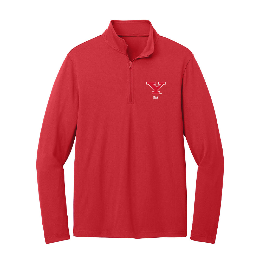 Youngstown State - NCAA Women's Track & Field : Mariah Day - Lightweight Quarter Zip Jacket-0