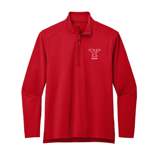 Youngstown State - NCAA Women's Basketball : Mia Kalich - Premium Quarter Zip Jacket-0