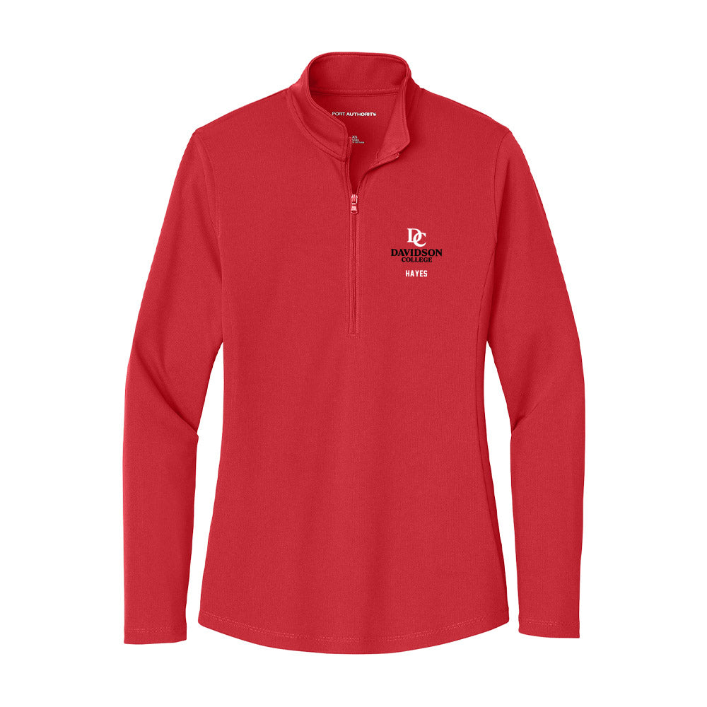 Davidson - NCAA Football : Christian Hayes - Women's Lightweight Quarter Zip Jacket-0