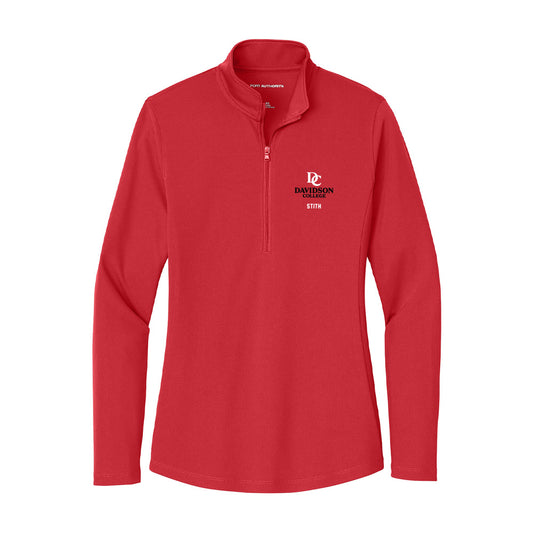 Davidson - NCAA Football : Jeramy Stith - Women's Lightweight Quarter Zip Jacket-0