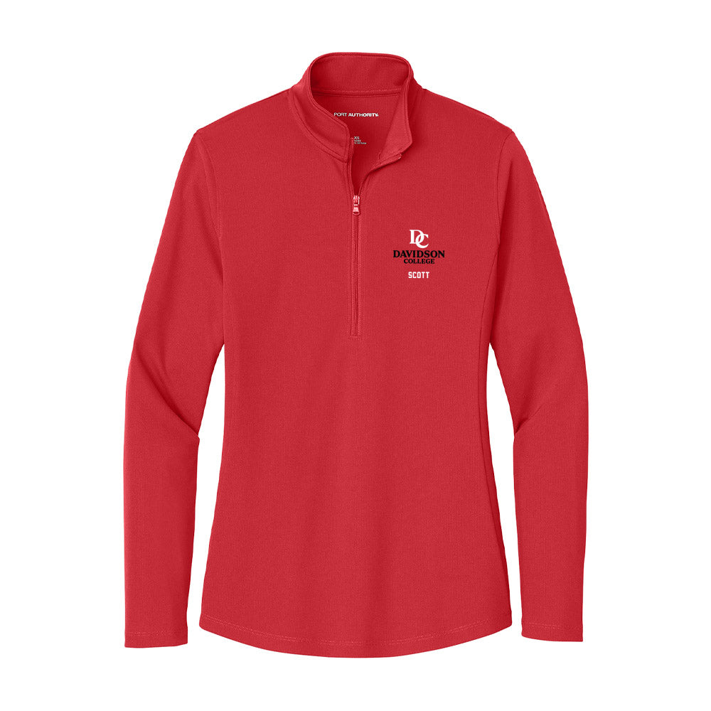 Davidson - NCAA Football : Nakoma Scott - Women's Lightweight Quarter Zip Jacket-0