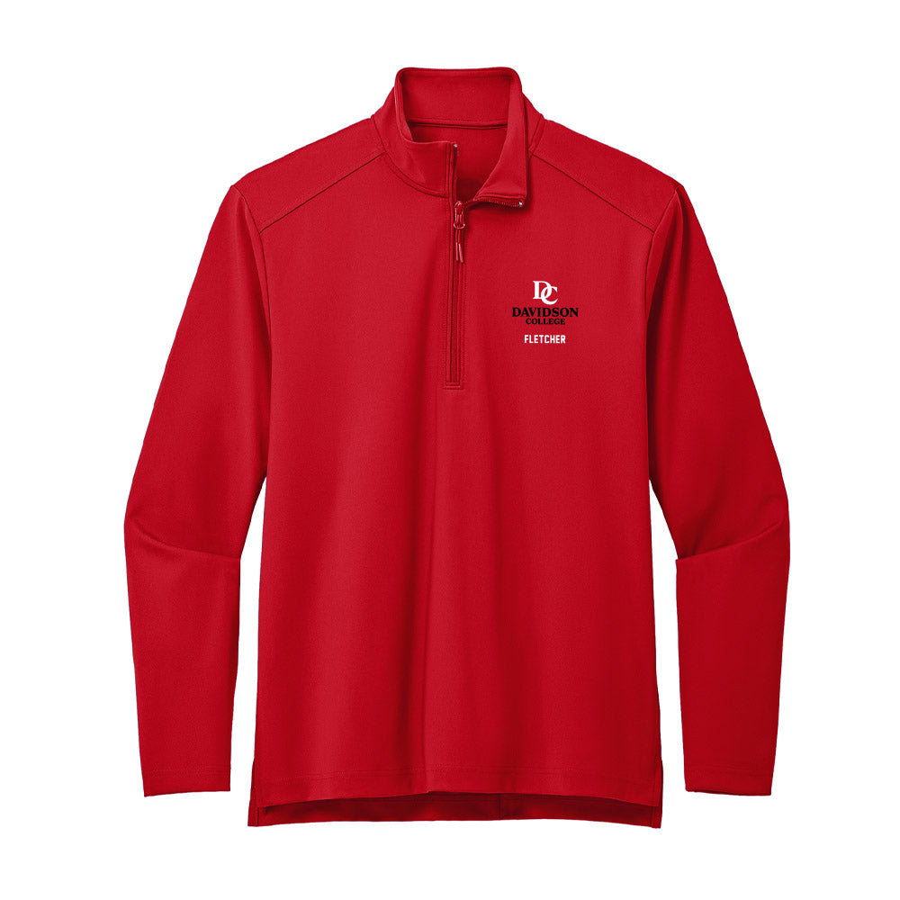 Davidson - NCAA Women's Lacrosse : Ella Fletcher - Premium Quarter Zip Jacket-0