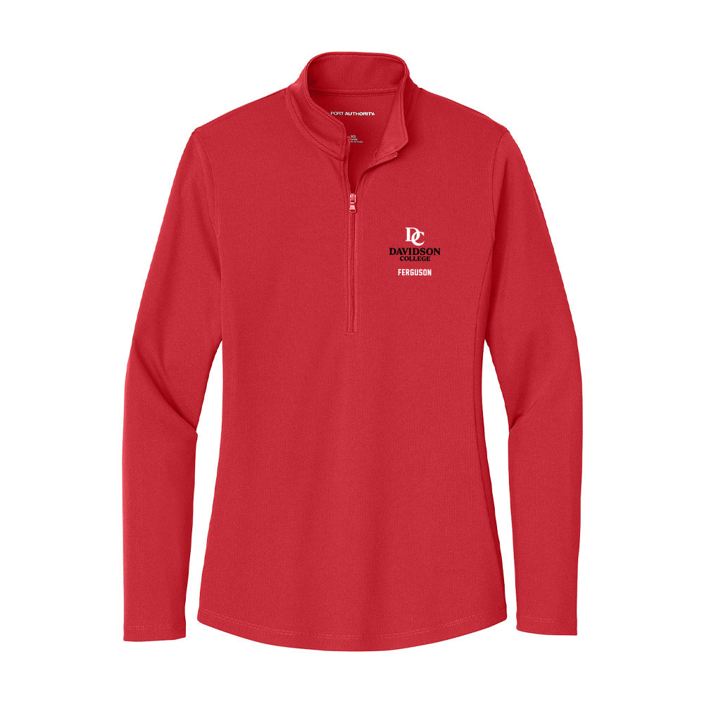 Davidson - NCAA Football : Jayden Ferguson - Women's Lightweight Quarter Zip Jacket-0