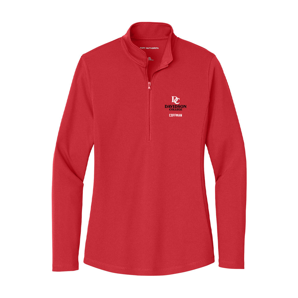 Davidson - NCAA Football : Carson Coffman - Women's Lightweight Quarter Zip Jacket-0