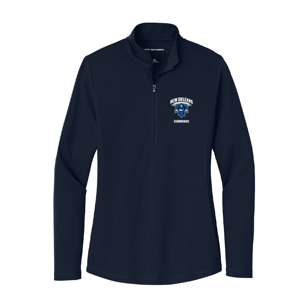 New Orleans - NCAA Baseball : Dathan Cummings - Women's Lightweight Quarter Zip Jacket-0
