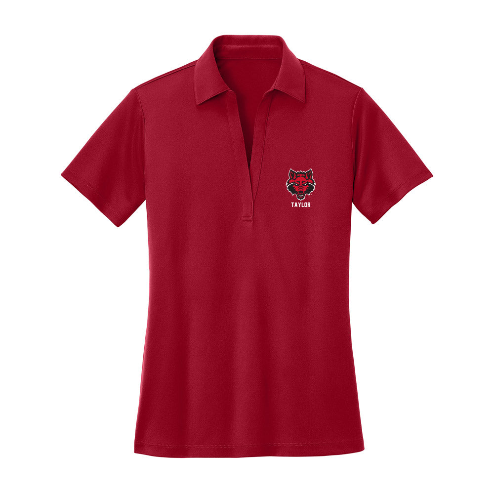 Arkansas State - NCAA Men's Basketball : Layne Taylor - Women's Activewear Polo Shirt-0