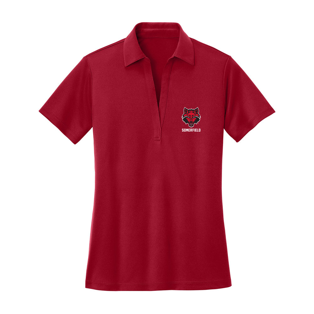 Arkansas State - NCAA Men's Golf : Chris Somerfield - Women's Activewear Polo Shirt-0
