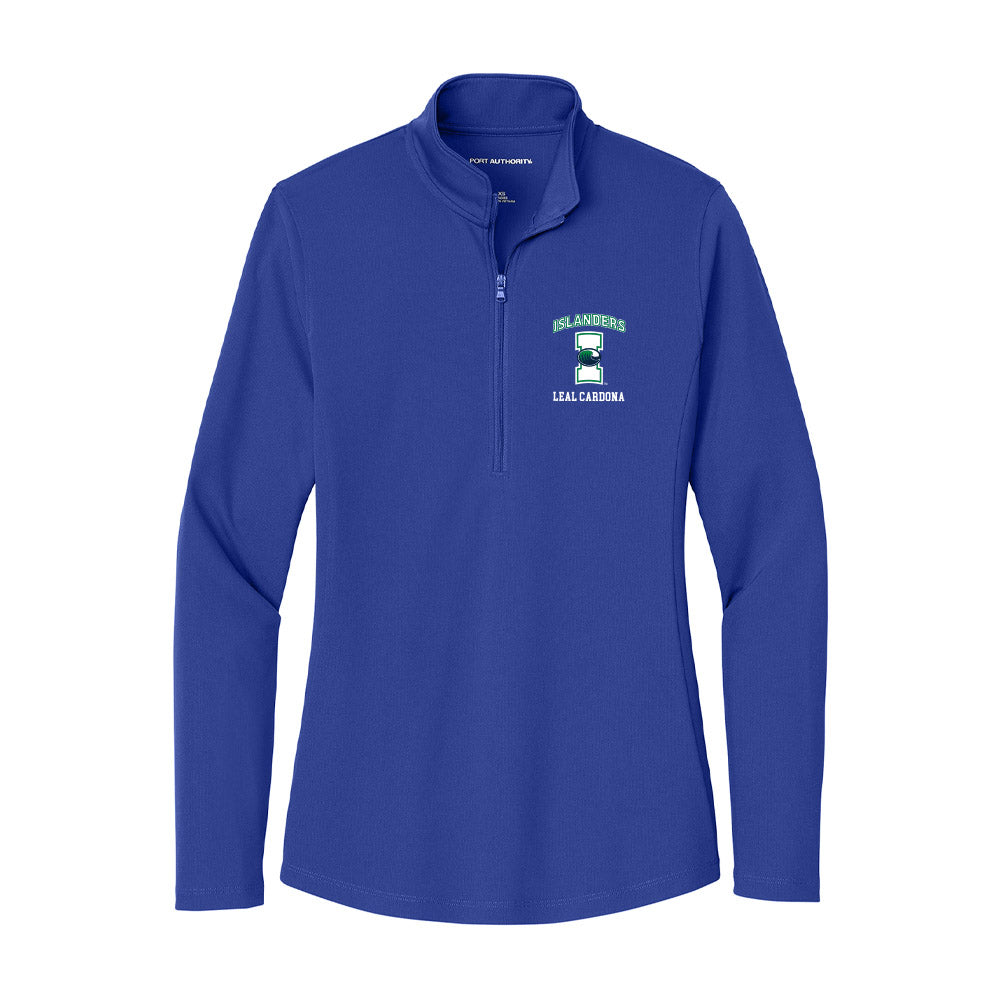 Texas A&M Corpus Christi - NCAA Women's Soccer : Cilia Leal Cardona - Women's Lightweight Quarter Zip Jacket-0