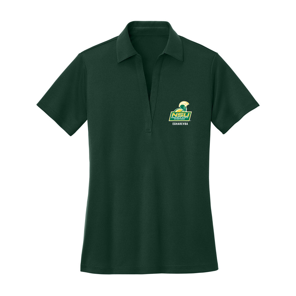 Norfolk State - NCAA Football : Samuel Egharevba - Women's Activewear Polo Shirt-0
