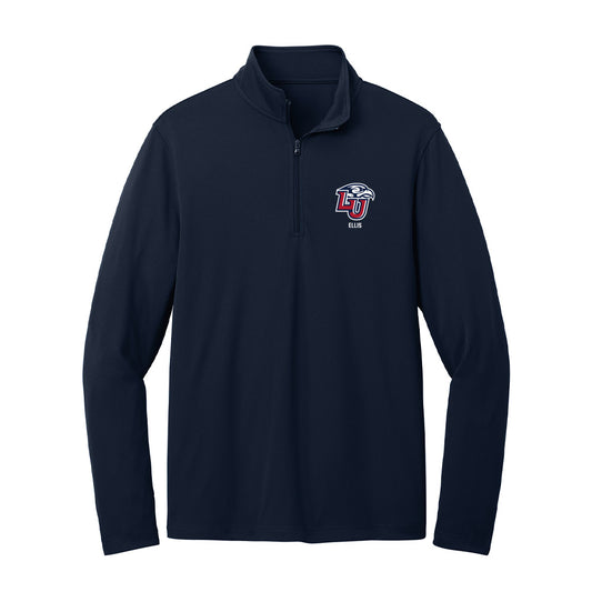 Liberty - NCAA Men's Track & Field : Caden Ellis - Lightweight Quarter Zip Jacket-0