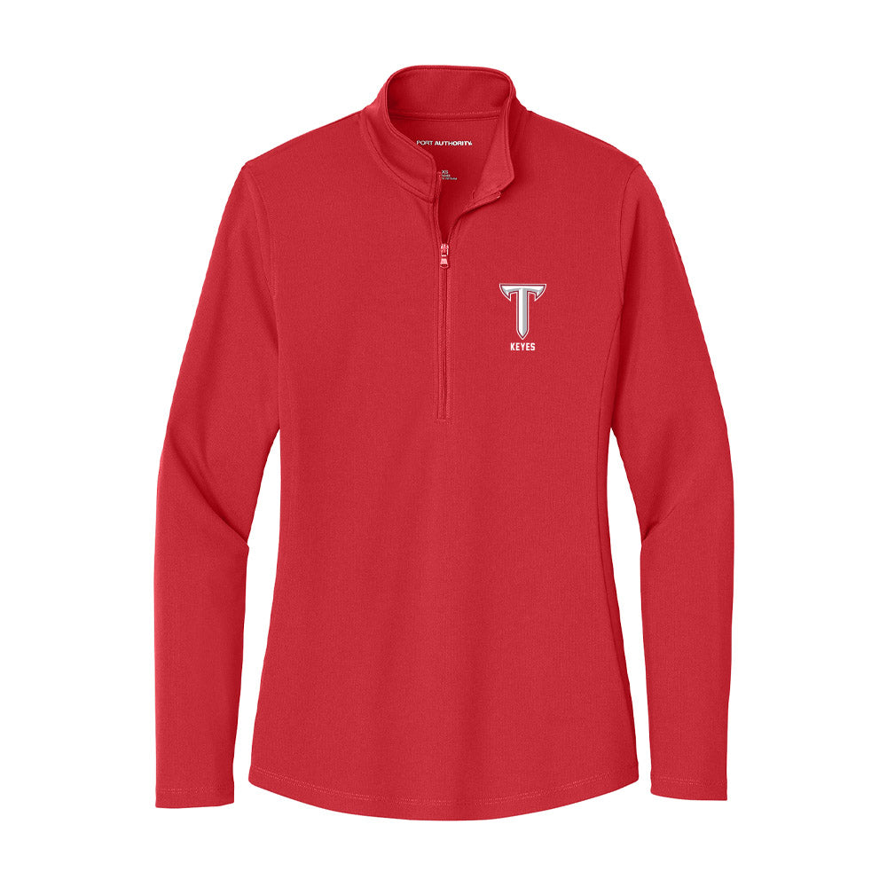 Troy - NCAA Football : TK Keyes - Women's Lightweight Quarter Zip Jacket-0