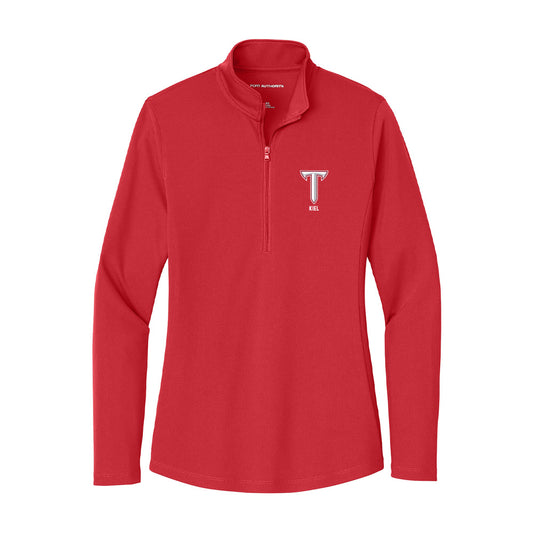 Troy - NCAA Men's Basketball : Kerrington Kiel - Women's Lightweight Quarter Zip Jacket-0