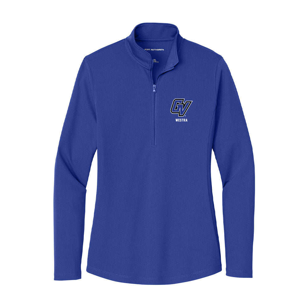 Grand Valley - NCAA Women's Track & Field : Paige Westra - Women's Lightweight Quarter Zip Jacket-0