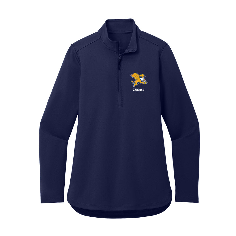 Canisius - NCAA Men's Soccer : AJ Zarcone - Women's Premium Quarter Zip Jacket-0