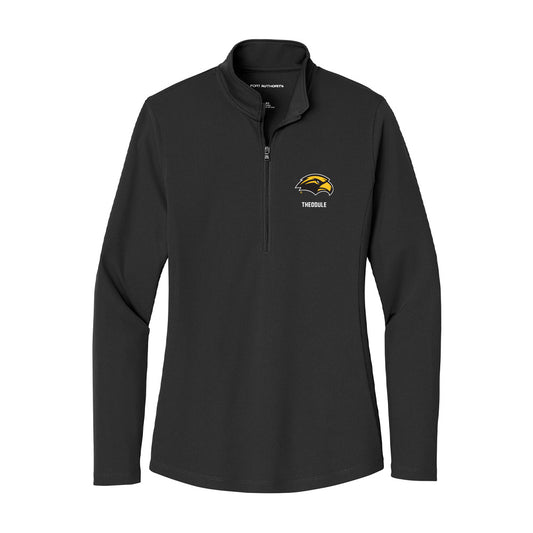 Southern Miss - NCAA Football : Guylijah Theodule - Women's Lightweight Quarter Zip Jacket-0