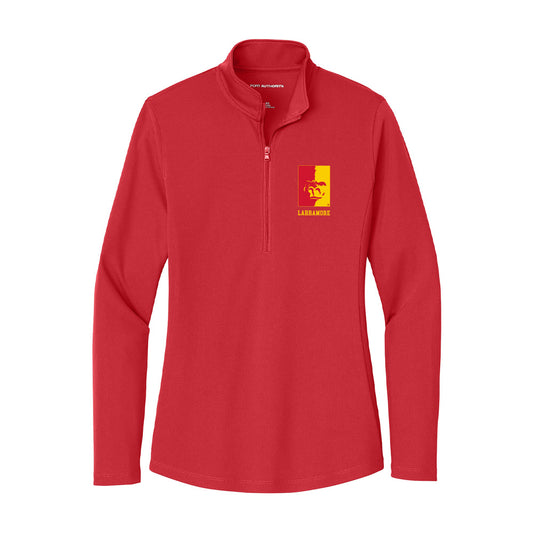 Pitt State - NCAA Women's Soccer : Taylor Larramore - Women's Lightweight Quarter Zip Jacket-0