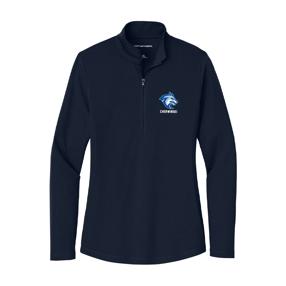 SSU - NCAA Women's Basketball : Sienna Cherwinski - Women's Lightweight Quarter Zip Jacket-0