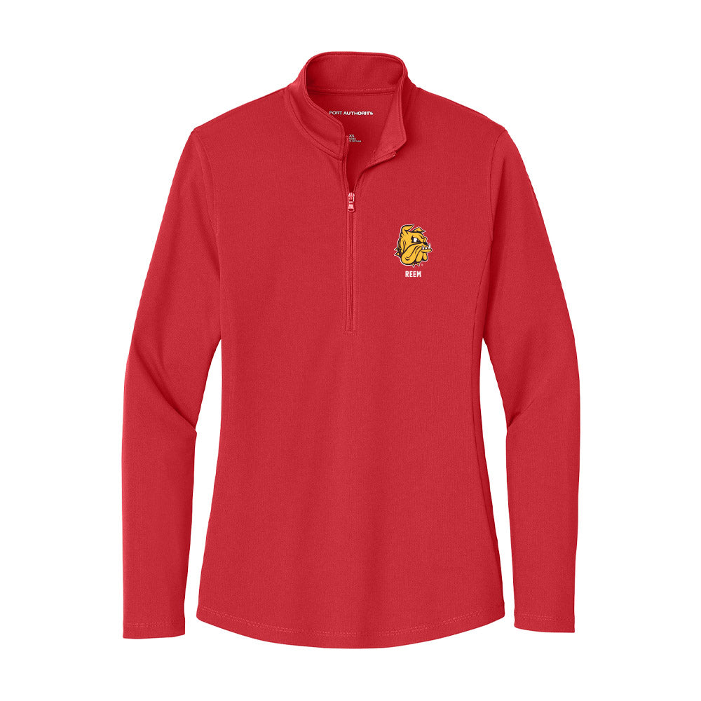 UMN Duluth - NCAA Baseball : Michael Reem - Women's Lightweight Quarter Zip Jacket-0