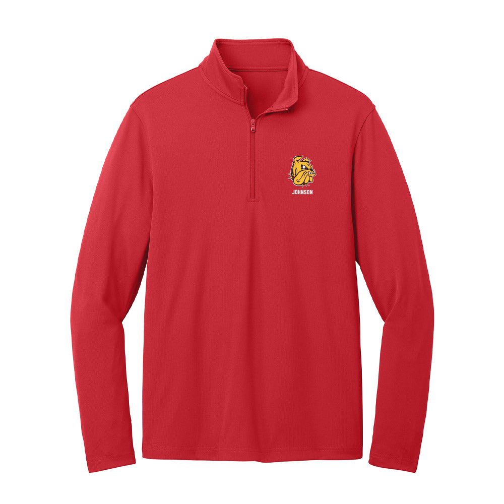 UMN Duluth - NCAA Men's Basketball : Brooks Johnson - Lightweight Quarter Zip Jacket-0