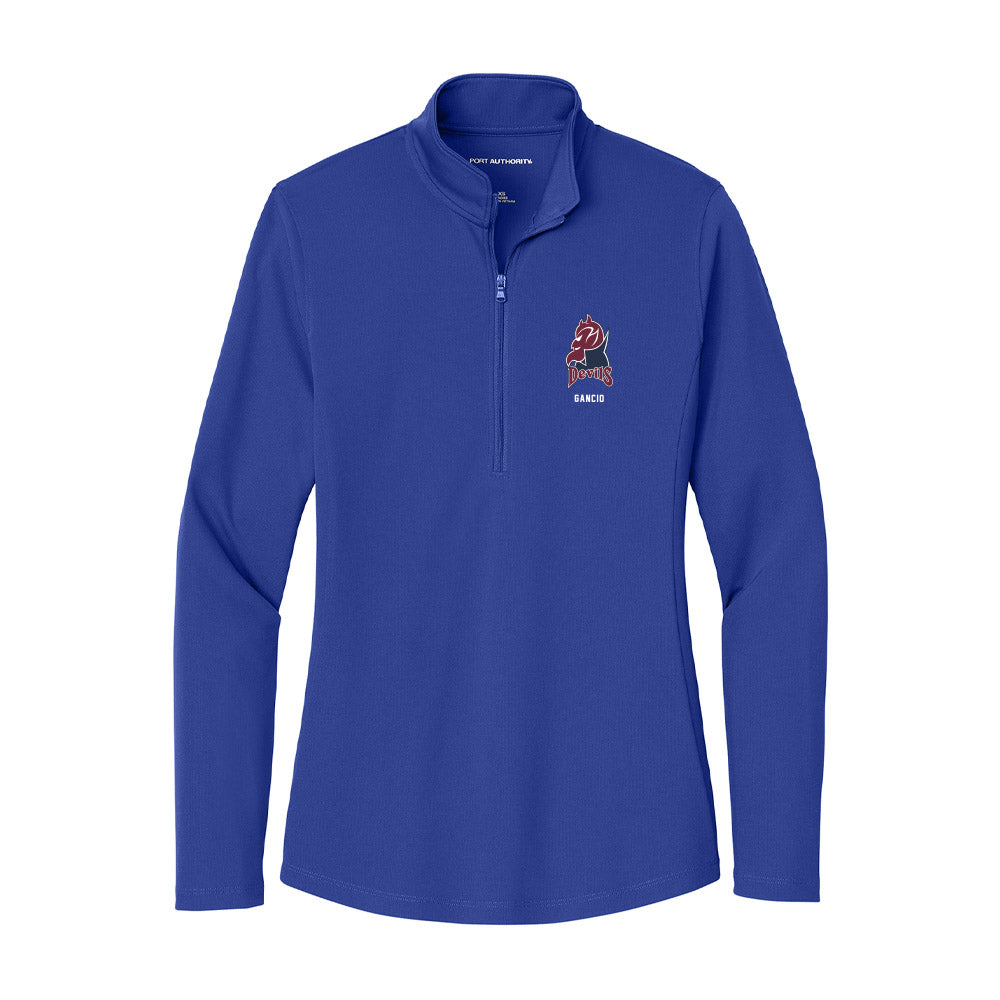FDU Florham - NCAA Men's Soccer : Vincenzo Gancio - Women's Lightweight Quarter Zip Jacket-0