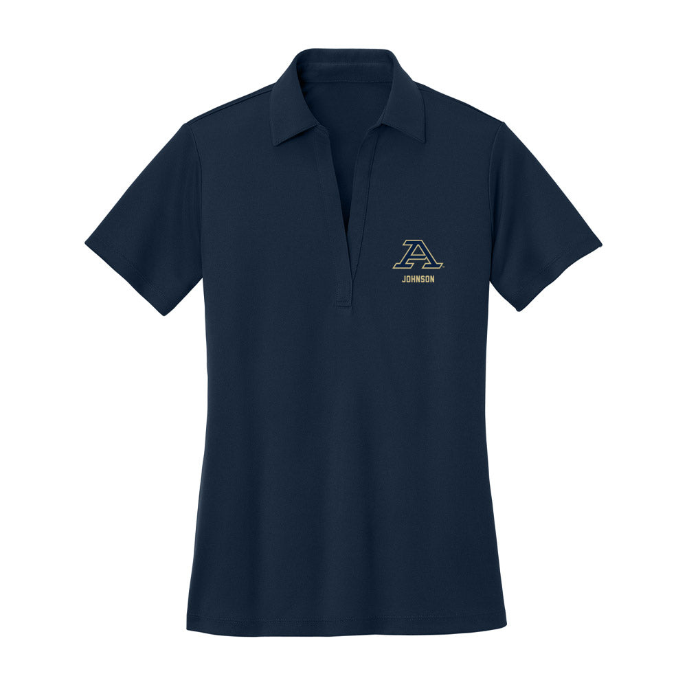 Akron - NCAA Football : Donelius Johnson - Women's Activewear Polo Shirt-0