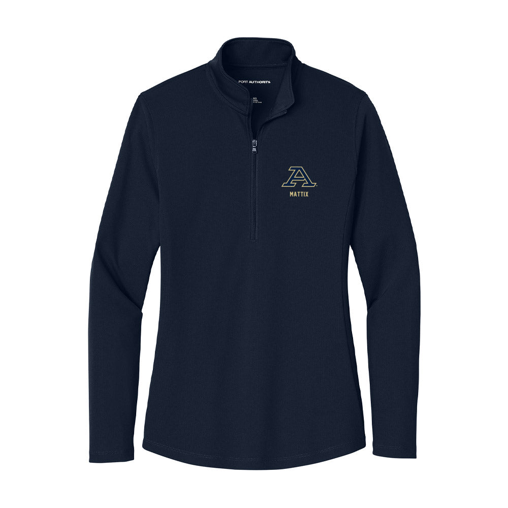 Akron - NCAA Baseball : Adison Mattix - Women's Lightweight Quarter Zip Jacket-0