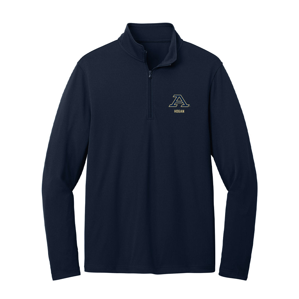 Akron - NCAA Men's Cross Country : Malik Hogan - Lightweight Quarter Zip Jacket-0
