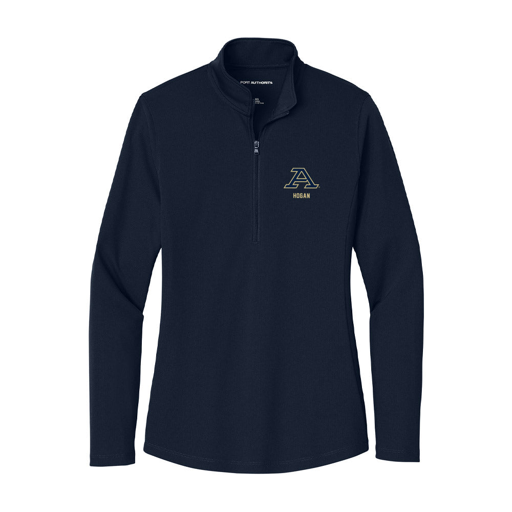Akron - NCAA Men's Cross Country : Malik Hogan - Women's Lightweight Quarter Zip Jacket-0