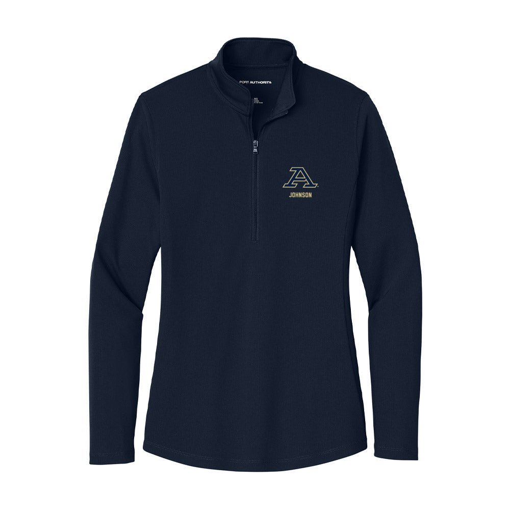 Akron - NCAA Football : Donelius Johnson - Women's Lightweight Quarter Zip Jacket-0