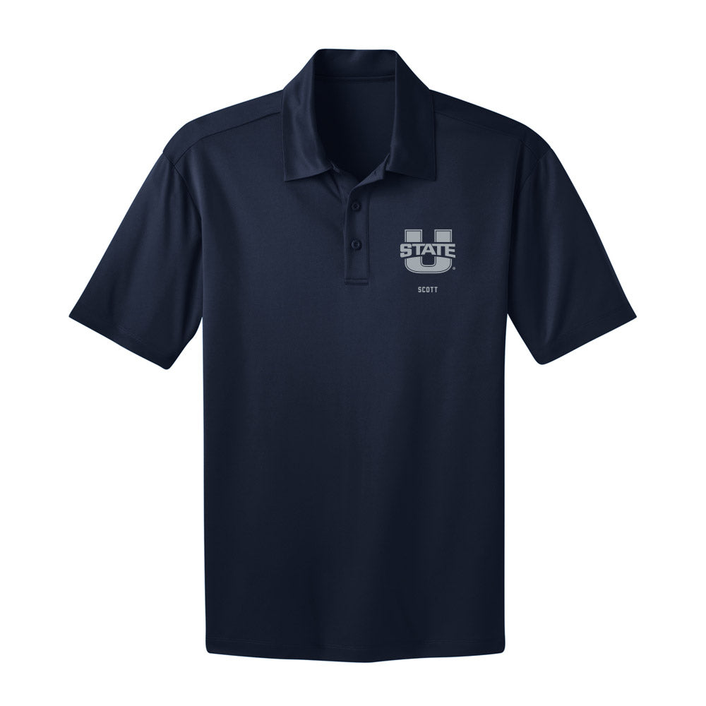 Utah State - NCAA Women's Volleyball : Sophie Scott - Activewear Polo Shirt-1