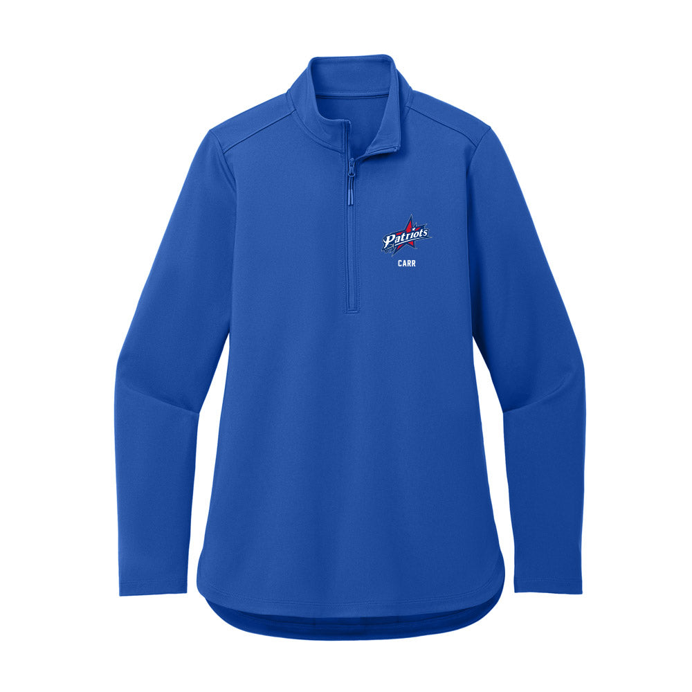 Francis Marion - NCAA Acrobatics & Tumbling : Janae Carr - Women's Premium Quarter Zip Jacket-0