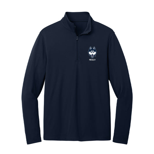 UConn - NCAA Football : Shamar Pressley - Lightweight Quarter Zip Jacket-0