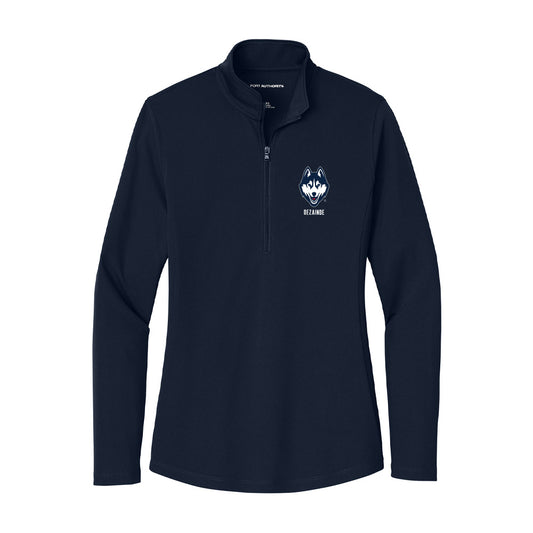 UConn - NCAA Men's Ice Hockey : Carlin Dezainde - Women's Lightweight Quarter Zip Jacket-0