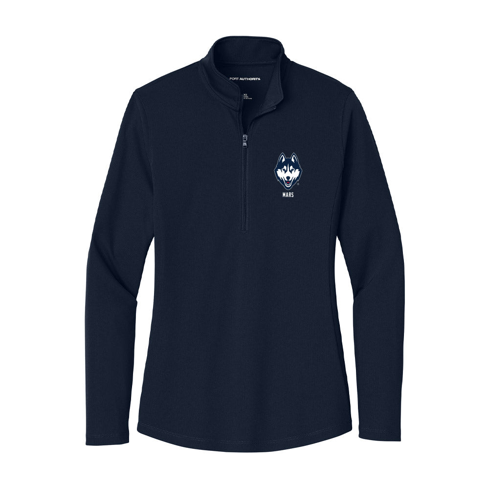 UConn - NCAA Women's Soccer : Se-Hanna Mars - Women's Lightweight Quarter Zip Jacket-0