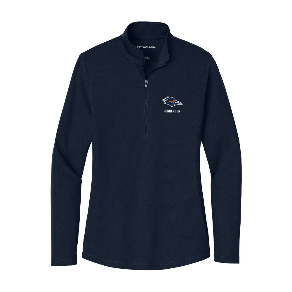 UTSA - NCAA Football : Will Henderson - Women's Lightweight Quarter Zip Jacket-0