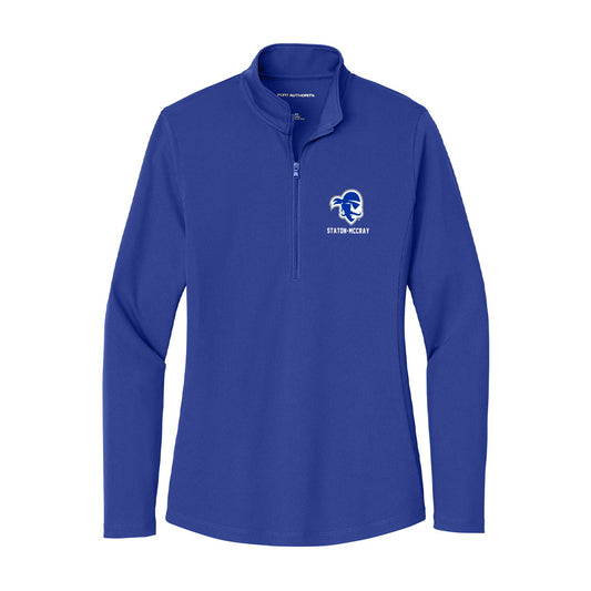 Seton Hall - NCAA Men's Basketball : AJ Staton-McCray - Women's Lightweight Quarter Zip Jacket-0