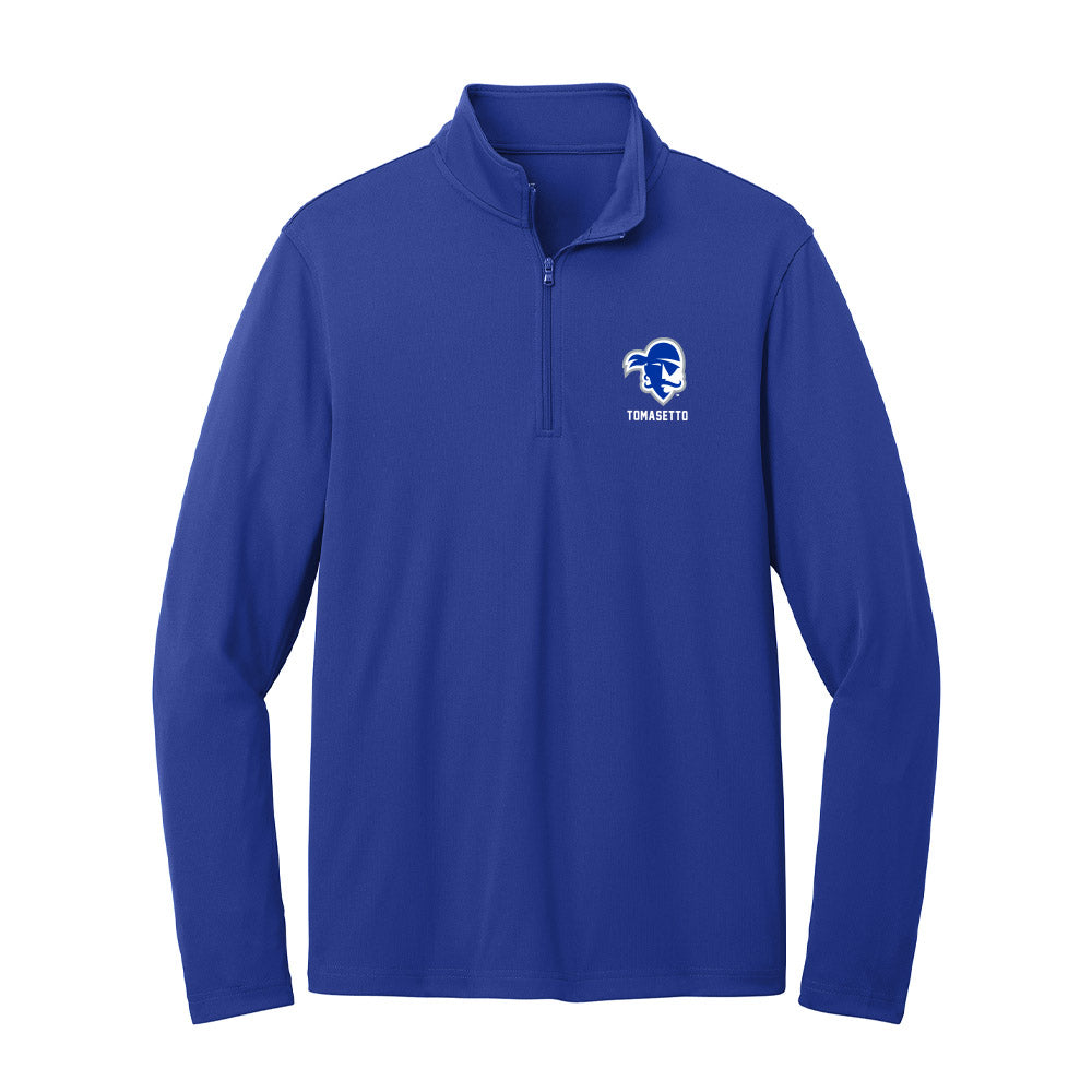 Seton Hall - NCAA Baseball : Nick Tomasetto - Lightweight Quarter Zip Jacket-0