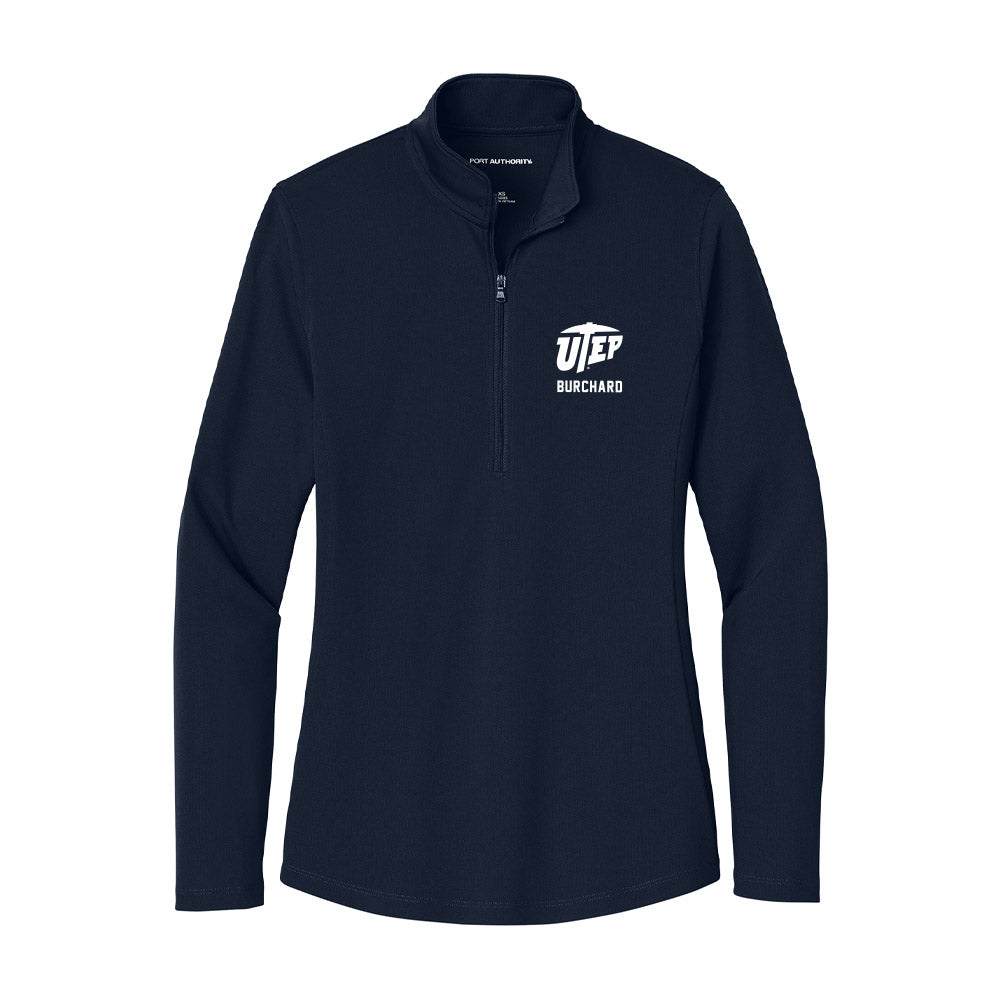UTEP - NCAA Softball : Marissa Burchard - Women's Lightweight Quarter Zip Jacket-0
