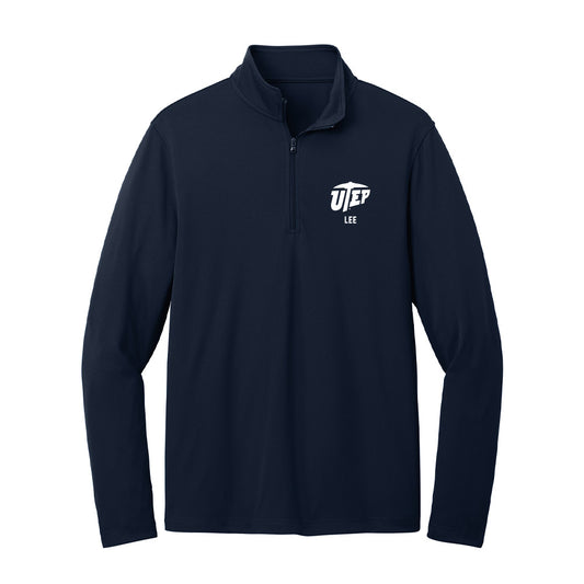 UTEP - NCAA Football : Justin Lee - Lightweight Quarter Zip Jacket-0