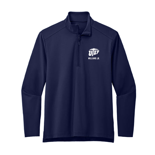 UTEP - NCAA Football : Brian Williams Jr. - Premium Quarter Zip Jacket-0